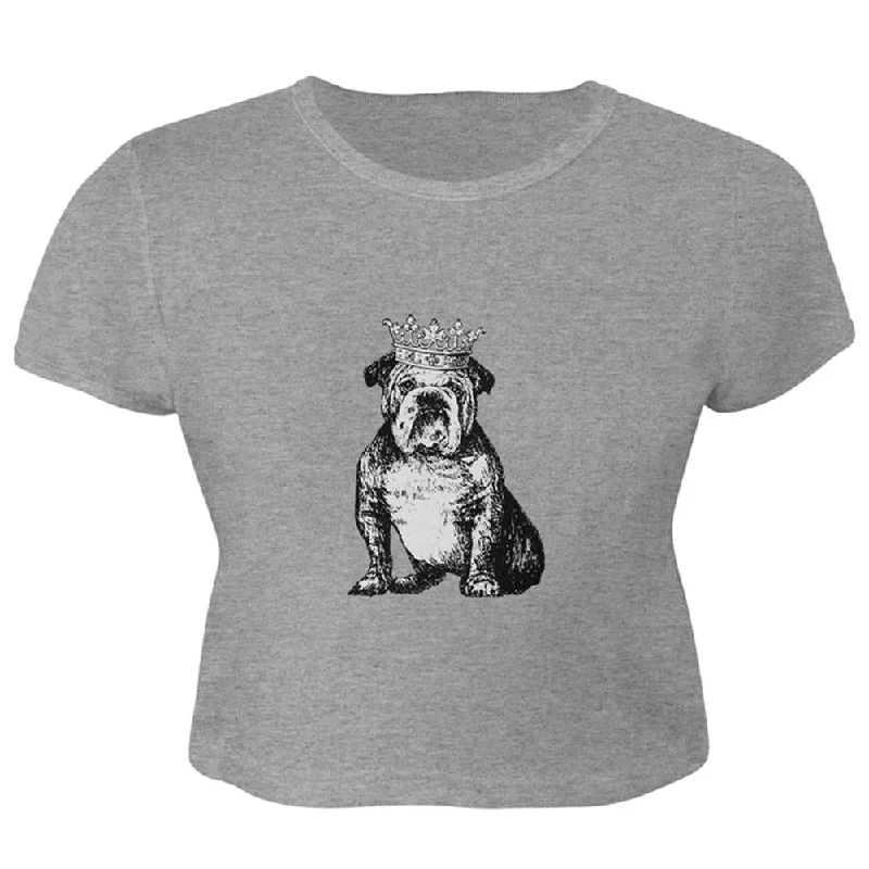 Bulldog Crown Juniors Crop Top T-Shirt