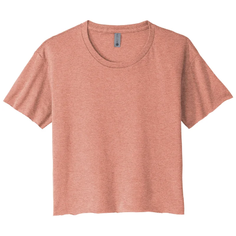 Next Level Women's Desert Pink Festival Cali Crop Tee