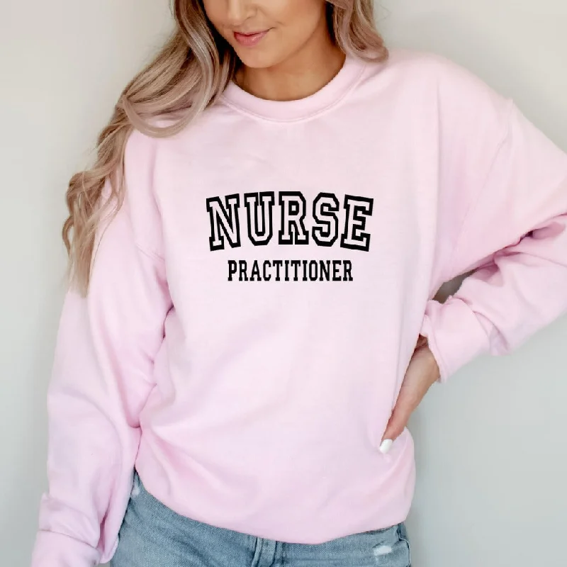 Nurse Practitioner Sweatshirt, NP Crewneck, FNP Nurse Week, Gift for Nurse for NP, for Nursing Student