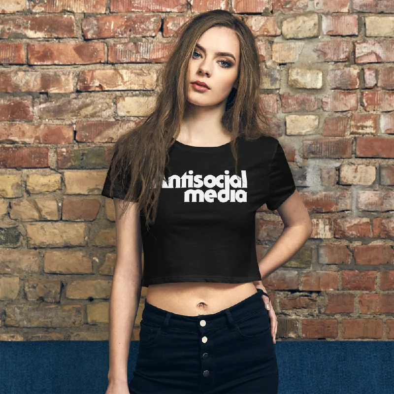 Antisocial Media Women’s Crop Tee