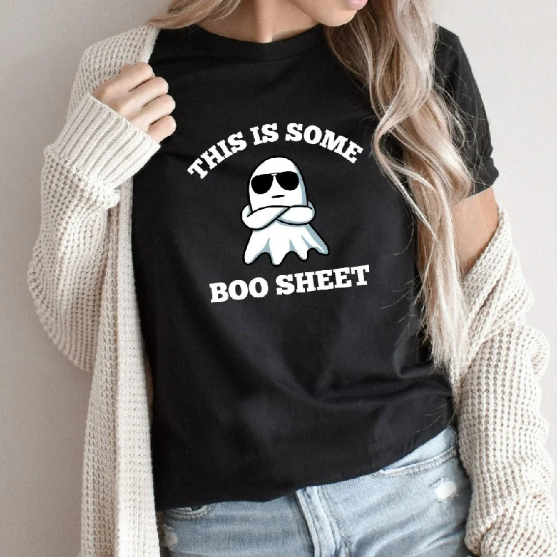 This Is Some Boo Sheet Shirt, Retro Halloween Graphic Tee, Ghost TShirt, Funny Boo Sheet Shirt