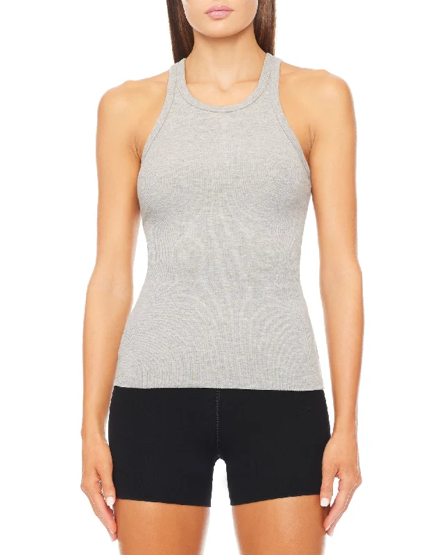 High Neck Fitted Tank Top