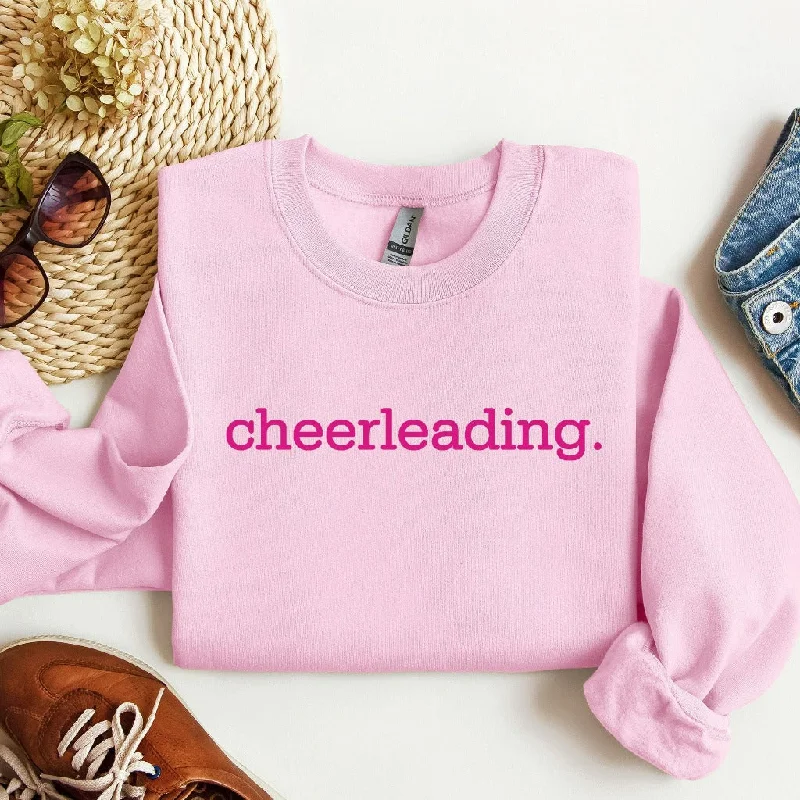 Cheerleading Sweatshirt, Cheerleader Crewneck, Cheer Mom Shirt, Cheer Mom Gift, Cheer Coach Gift, Cheer Team