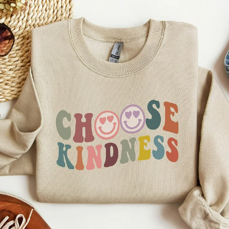 Choose Kindness Sweatshirt, Cute Teacher Be Kind Crewneck, Positive Affirmation Sweater, Group Teacher Shirts