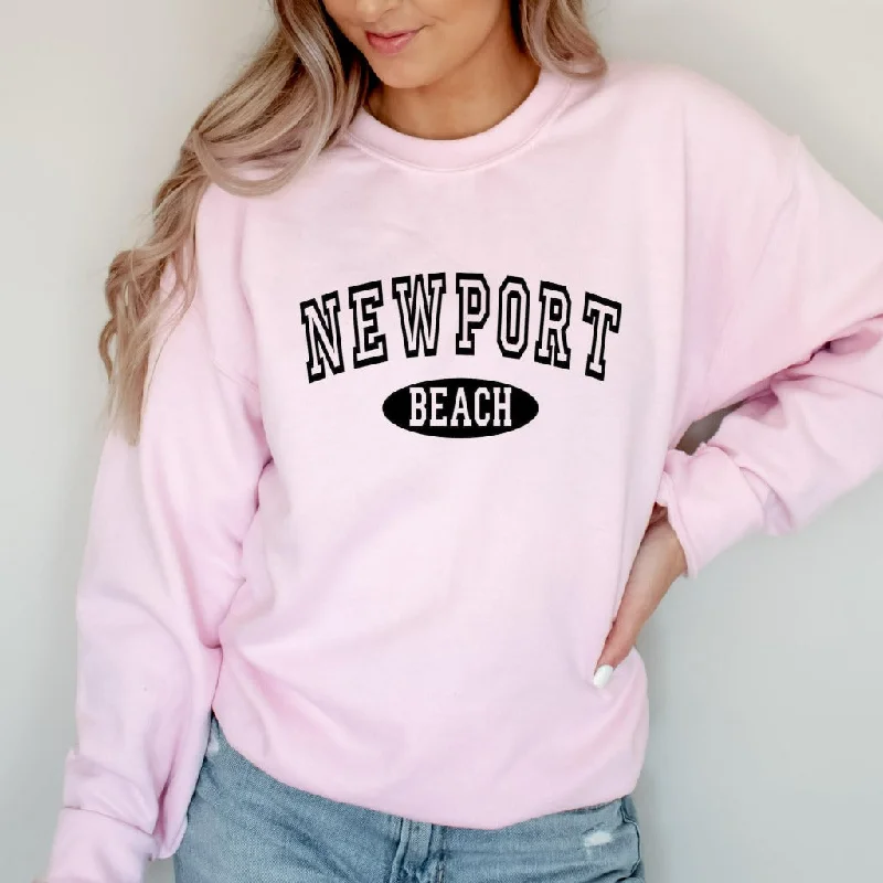 Newport Beach California Crewneck Sweatshirt, California Vacation Souvenir Shirt