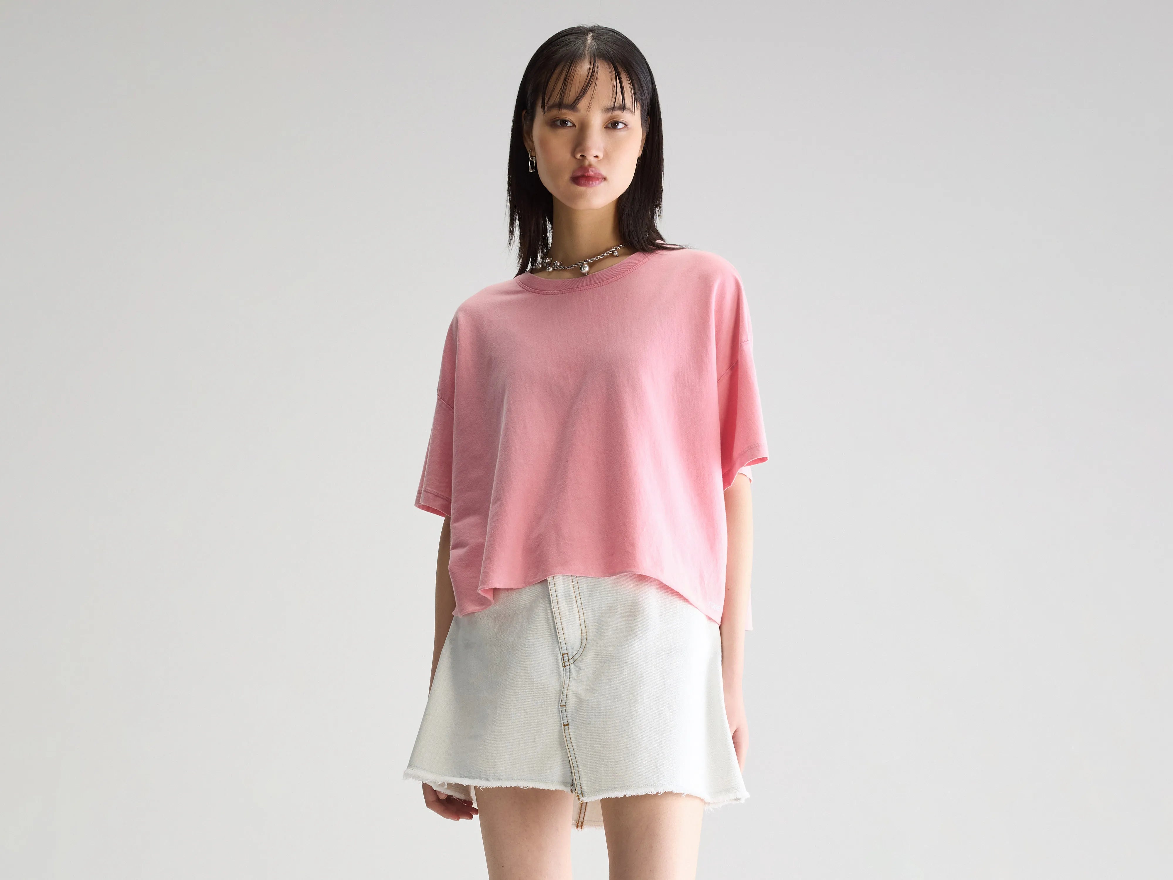 Farpy cropped t-shirt (251 / W / PINKLADY)