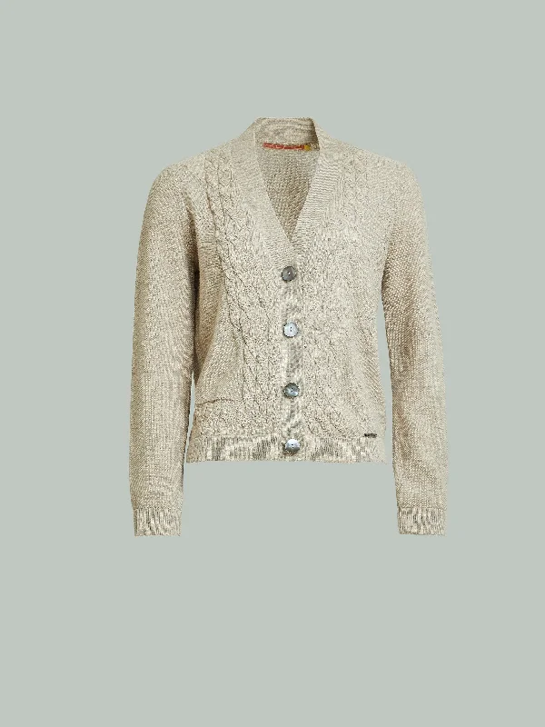 Yanina Cardigan Baby Alpaca Color Beige