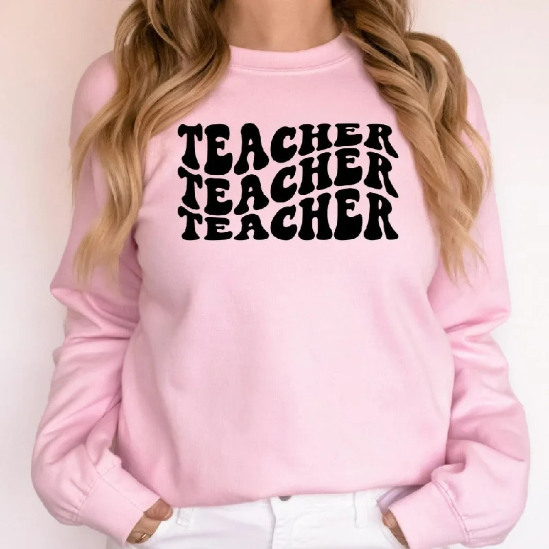 Retro Teacher Sweatshirt, Back to School Gift, Teacher Appreciation, Teacher Crewneck Shirts