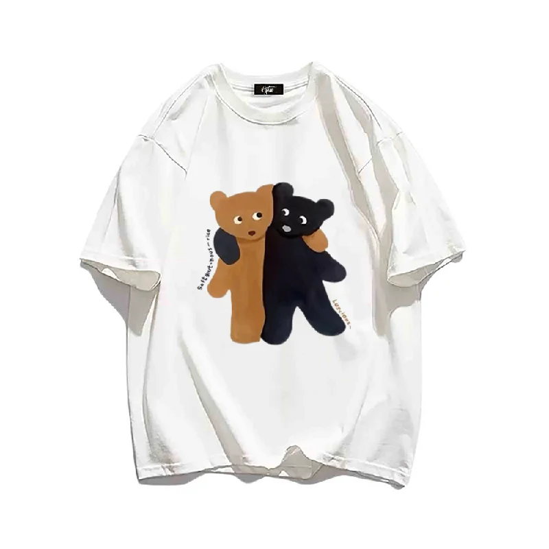 “Black Brown Bear Hug” T-shirt