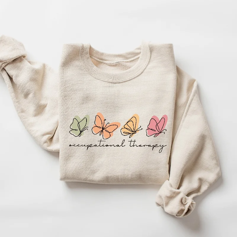 Cute Occupational Therapy Sweatshirt, OT Crewneck, Special Education Shirt, Neurodiversity Therapist Gift, Autism Awareness