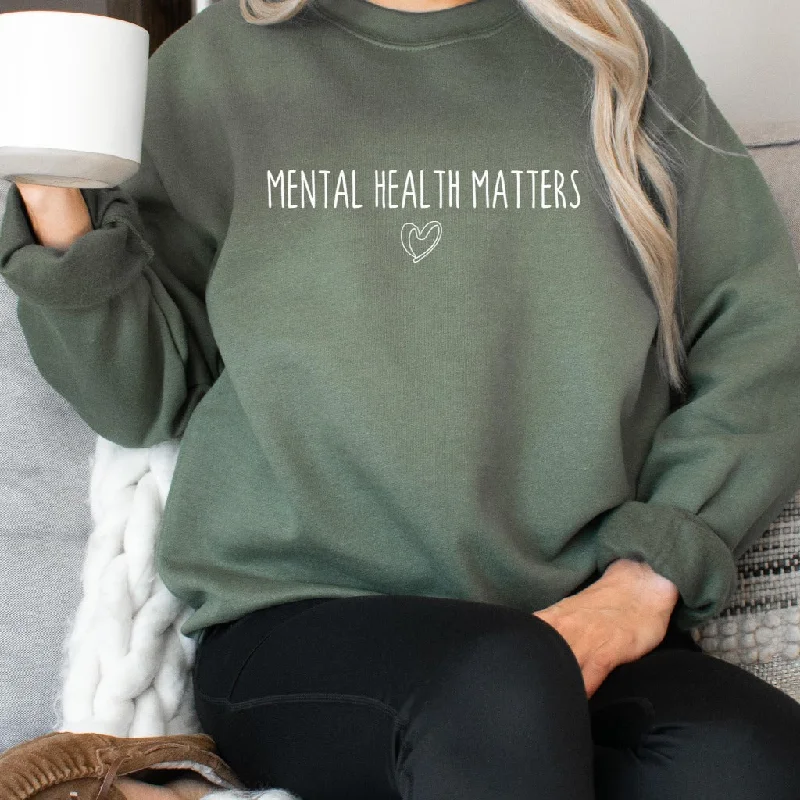 Mental Health Matters Sweatshirt, Mental Health Awareness Crewneck, Gift for Psychologist