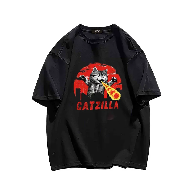 “Fire Breathing City Cat” T-shirt