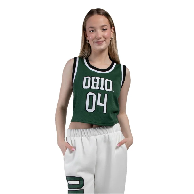 Ohio Bobcats Women's Hype & Vice Cropped Fashion Jersey