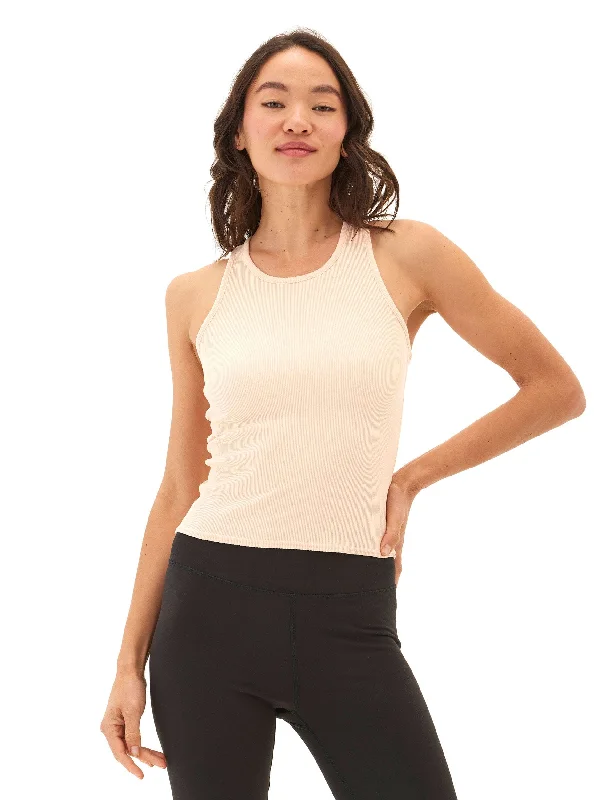 Kensi Heather Luxe Rib Crop Tank