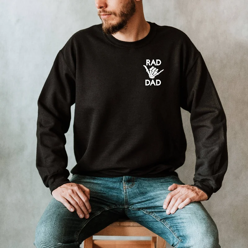 Rad Dad Sweatshirt, Fathers Day Gift, Cool Dad Shirt, Gift for New Dad from Wife, Radical Dad