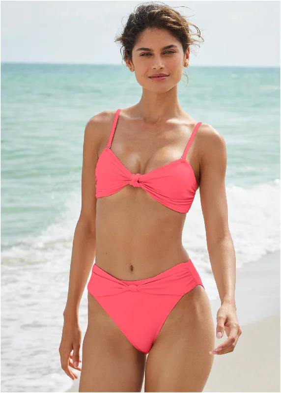 Triangle Bikini Top - Ocean Coral