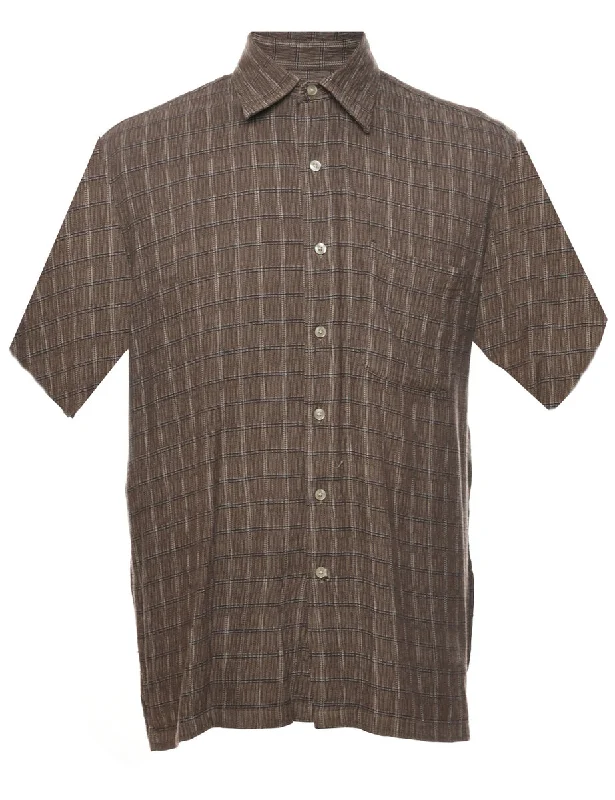 Van Heusen Checked Shirt - M