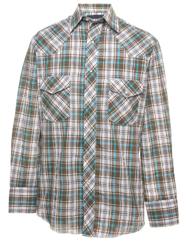 Wrangler Checked Western Shirt - S