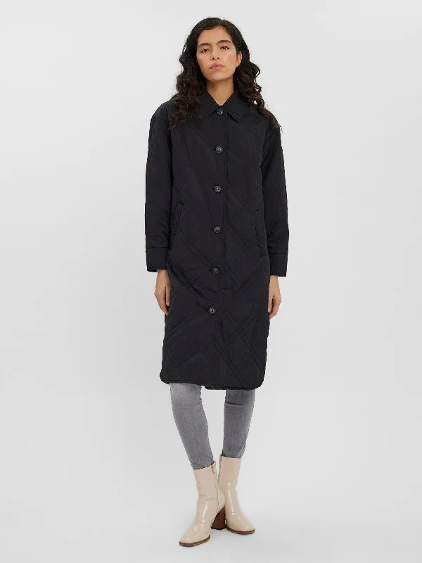 Ambere Merson Long Coat - Black