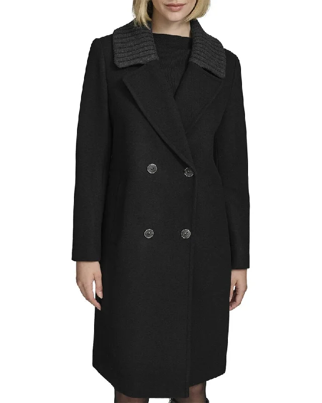 Andrew Marc Sloane Wool-Blend Coat