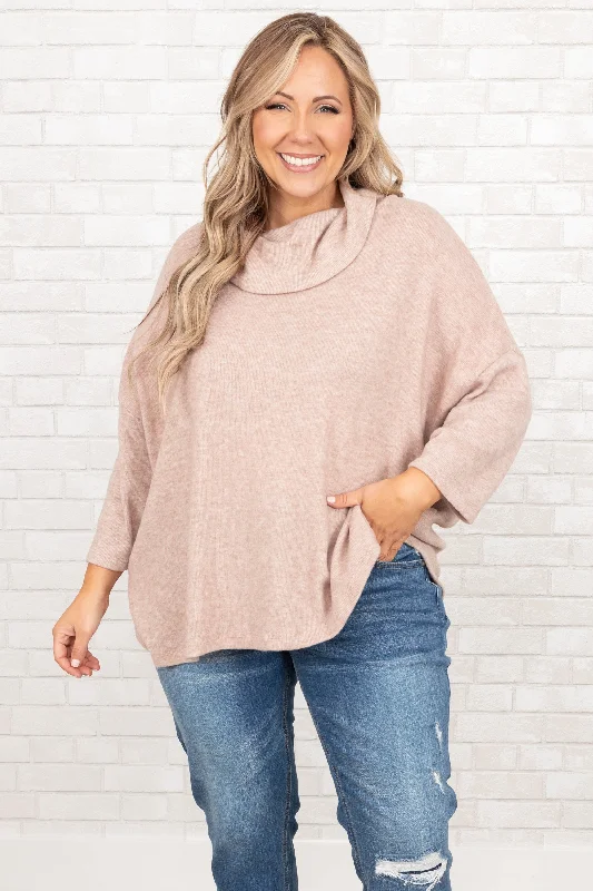 I'll Be Seeing You Sweater, Taupe