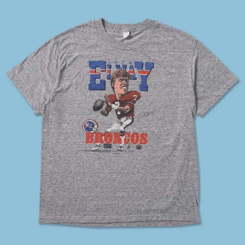 1987 John Elway Broncos T-Shirt Medium