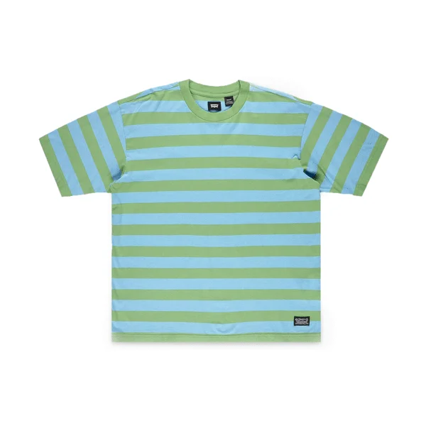 Levi's® Skate - Graphic Box Thinking About Blue T-Shirt - Blue/Green SALE