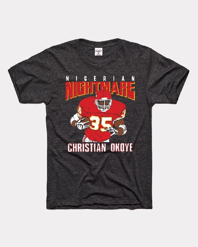 Nigerian Nightmare Christian Okoye Vintage Black T-Shirt