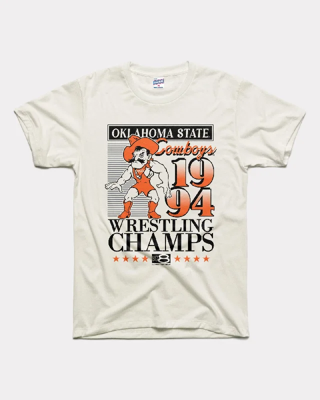 OSU Cowboys 1994 Wrestling Champs White T-Shirt