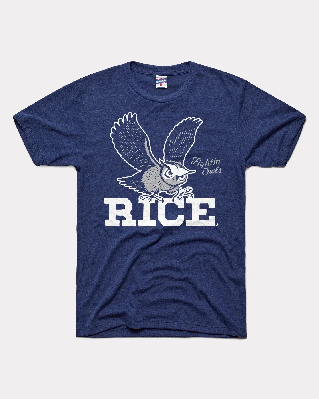 Rice Fightin' Owls Navy T-Shirt