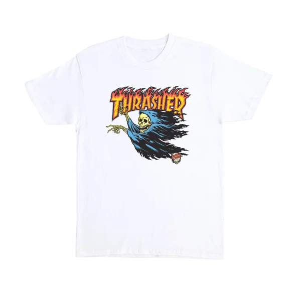 Santa Cruz x Thrasher - O'Brien Reaper T-Shirt - White