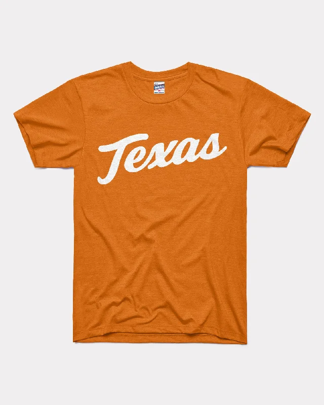 Texas Longhorns Script Burnt Orange T-Shirt