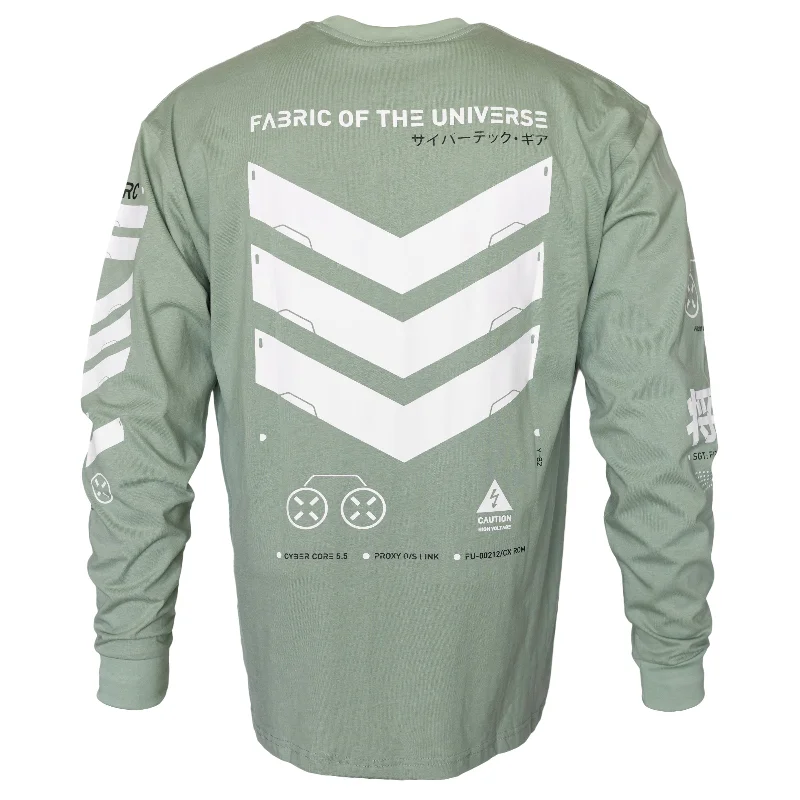 V3-3 Faded Green Long Sleeve T