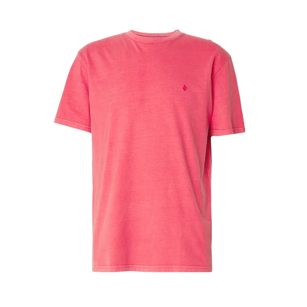 Volcom - Solid Stone EMB T-Shirt - Washed Ruby