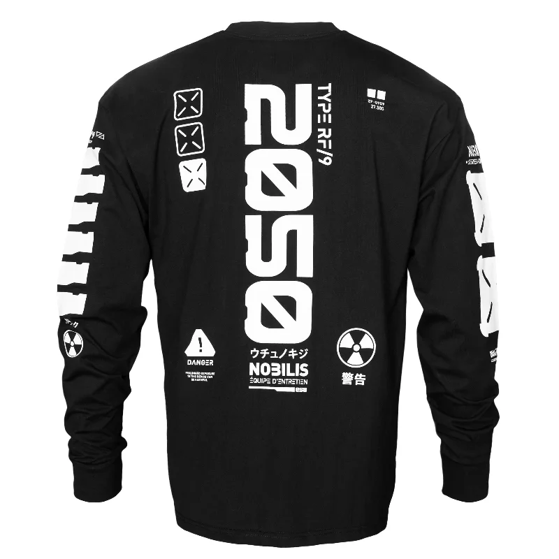 Y-2050 Black Long Sleeve T