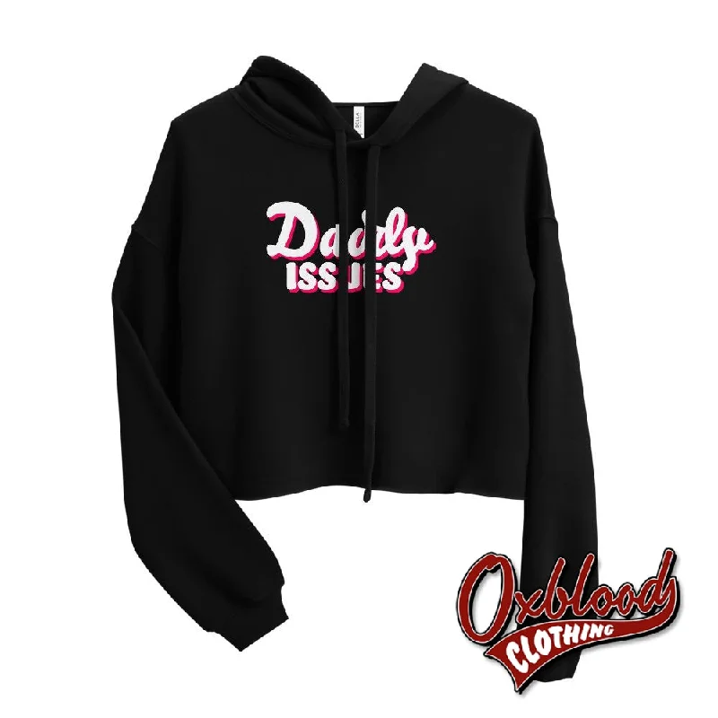 ADULT Cropped Hoodie Yes Swingers Lifestyle Shirts: Sub/Dom BDSM - Daddy Issues Hoodie