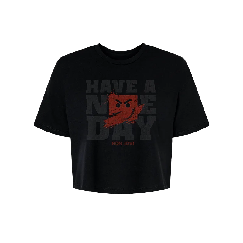 Have A Nice Day Crop T-Shirt